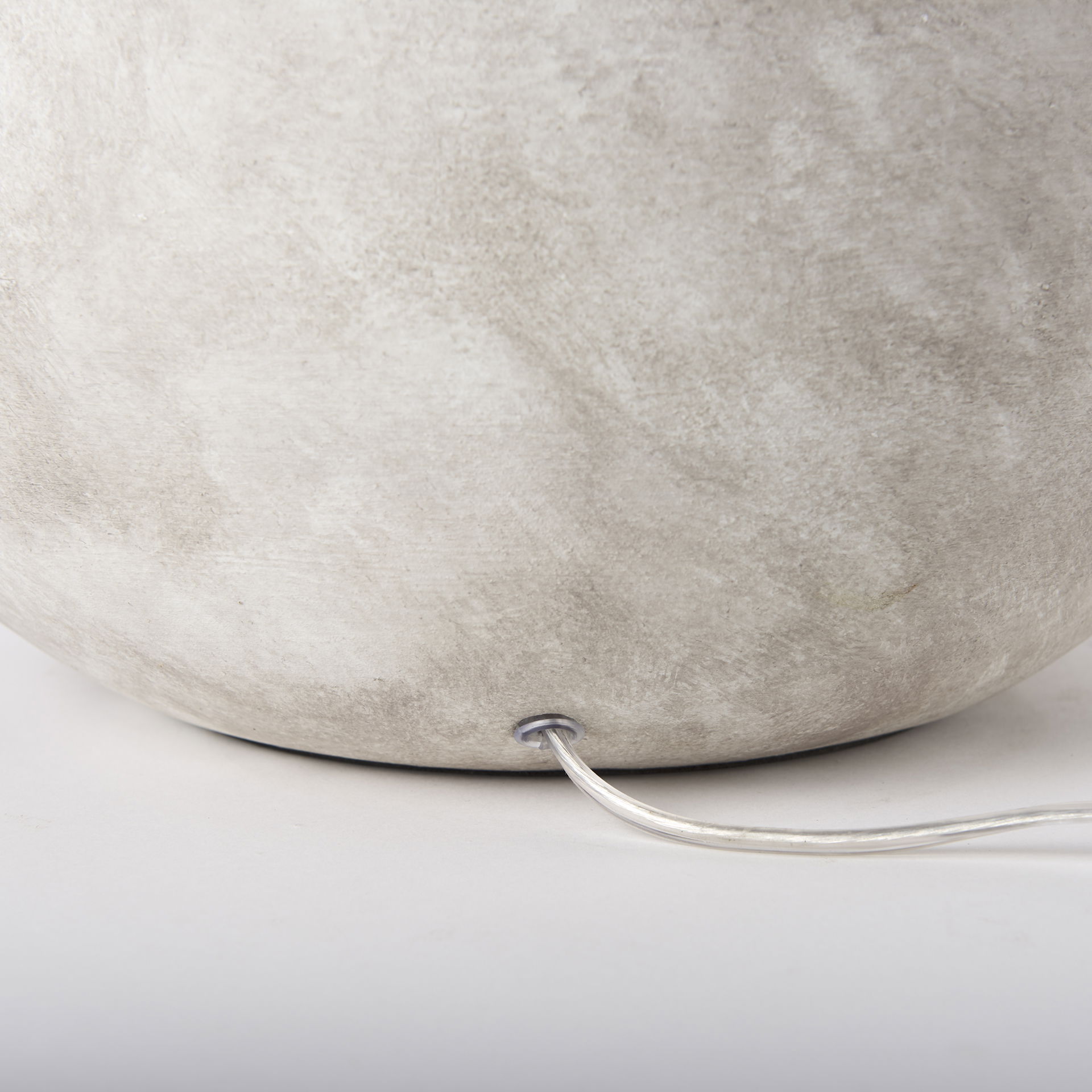 Mehdi Cream Ceramic Table Lamp large image 