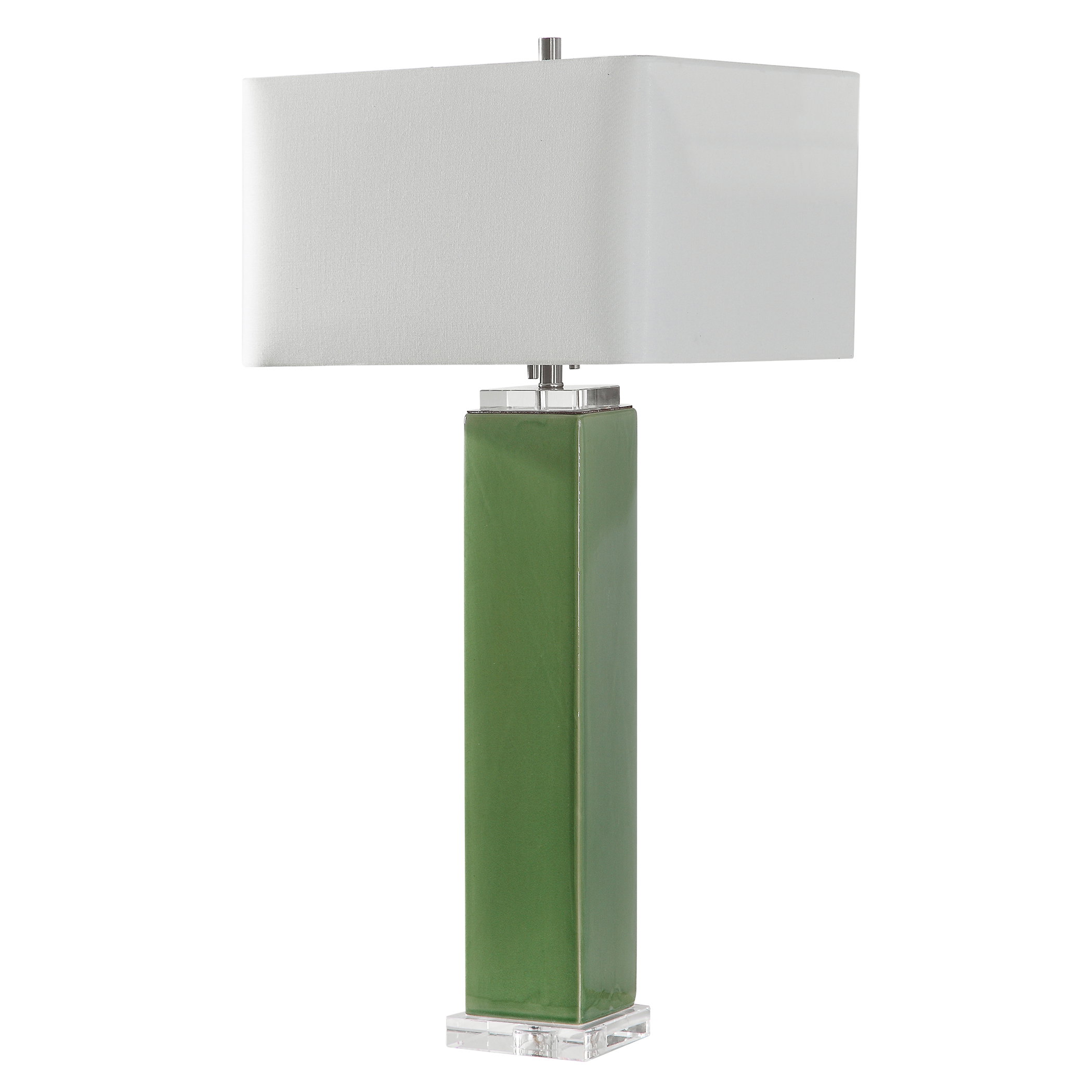 Aneeza Tropical Green Table Lamp, by Uttermost, 15" width x 32" height x 15" depth View 6