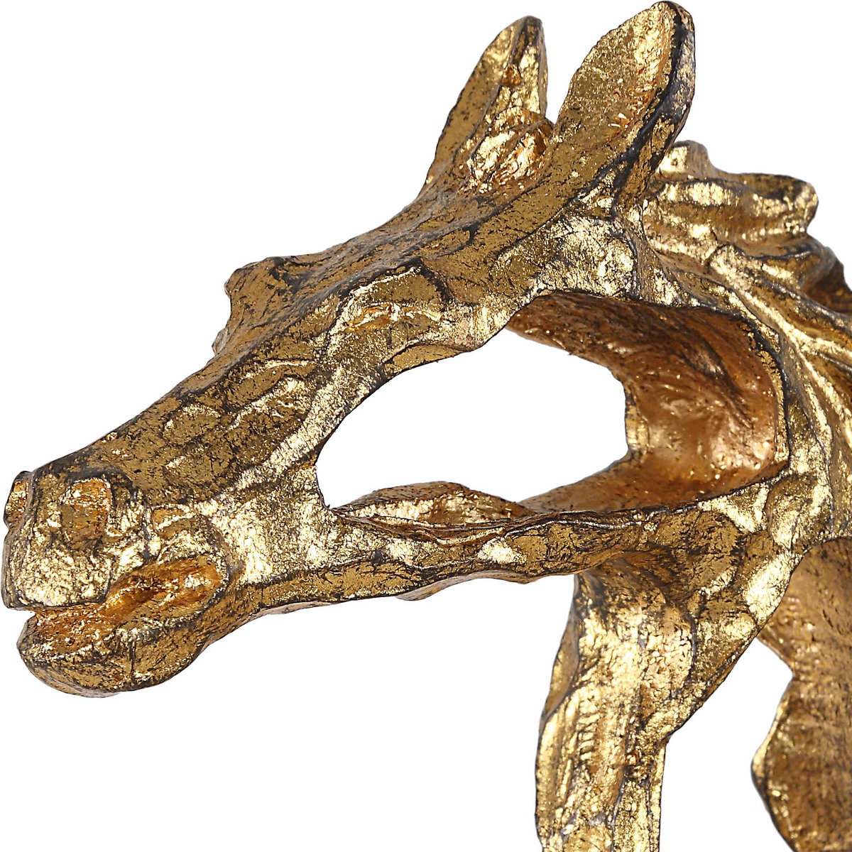 Gallop Gold Sculpture, Figurines & Statue by Uttermost, 14" width x 14.75" height x 4" depth View 7