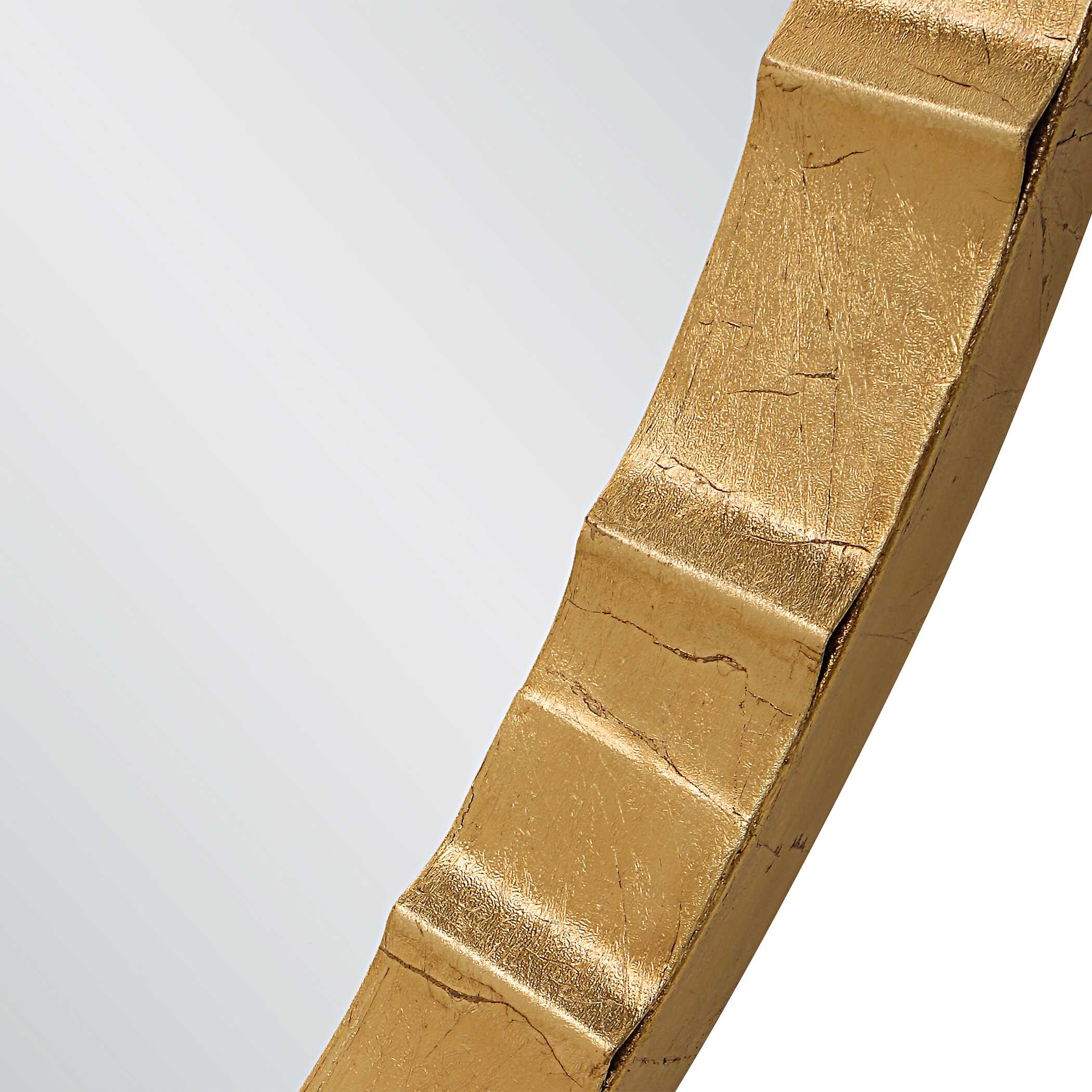 Dandridge Gold Round Mirror, by Uttermost, 42" width x 42" height x 1.38" depth View 6