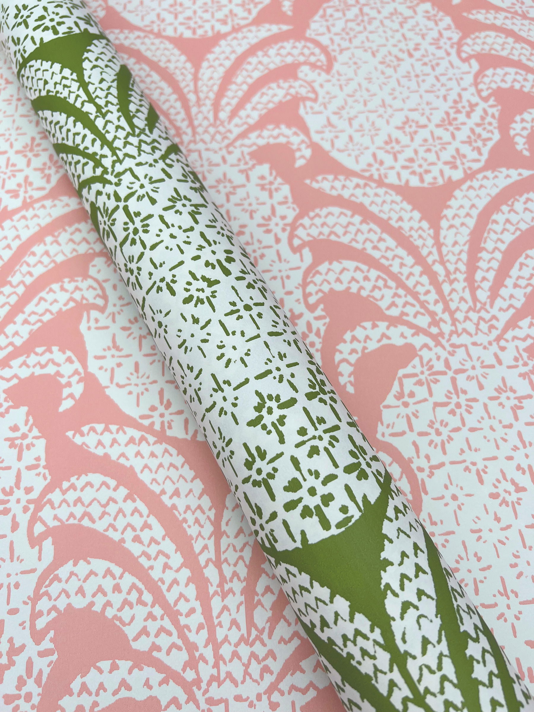 Colony Club Palm Green Peel & Stick Wallpaper large image 
