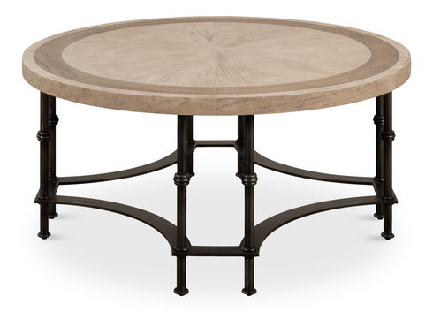 Chisholm Equestrian Cocktail Table, Grey