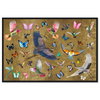 Exotic Singapore Birds (Gold Leaf), Art by Oliver Gal,  30x20 thumbnail 1