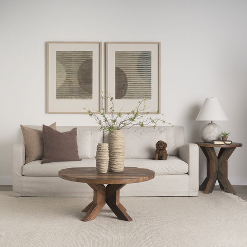 Heidi Reclaimed Brown Wooden Coffee Table