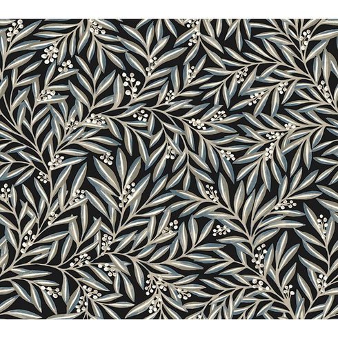 Rowan Black Wallpaper