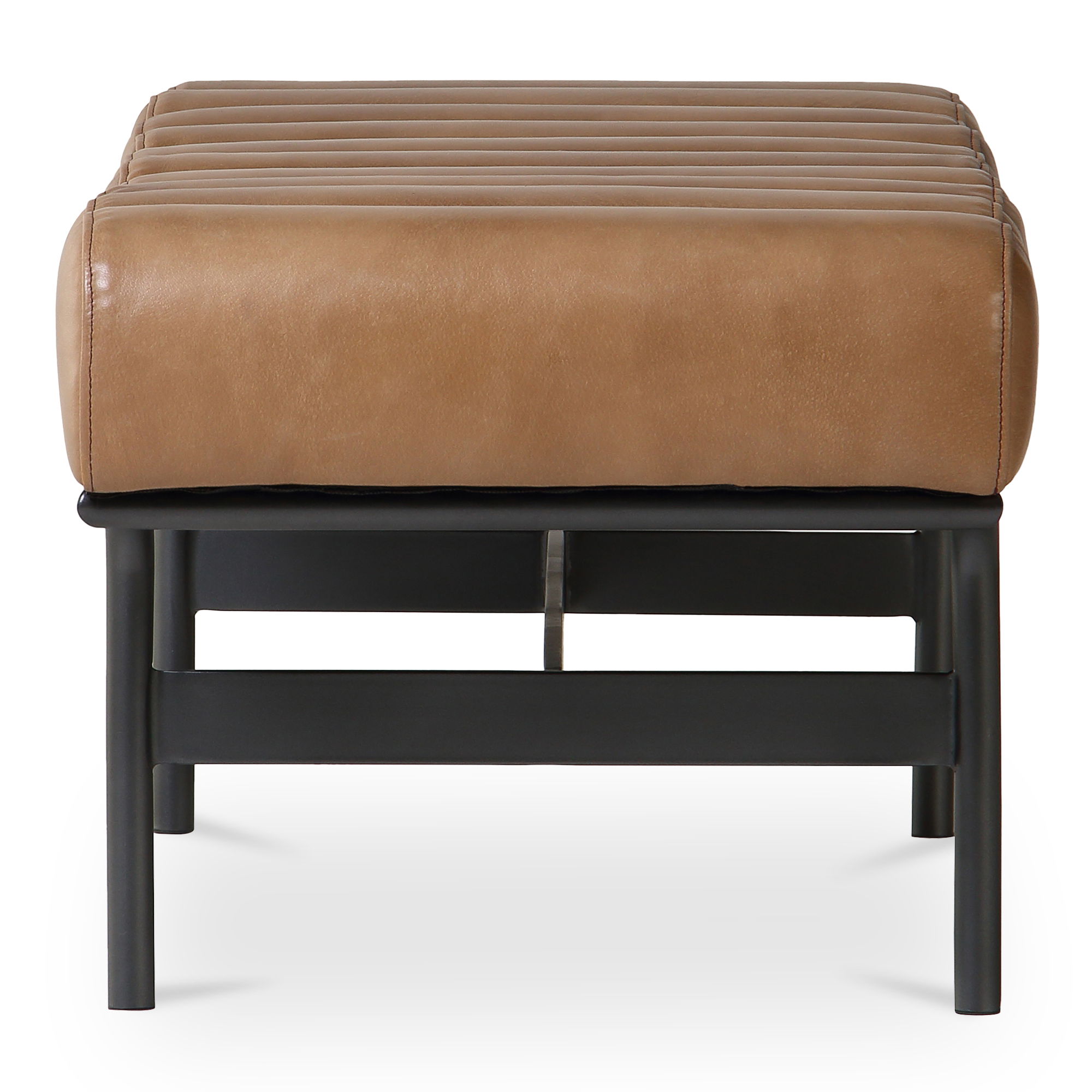 Harrison Bench Tan, Benche by Moe's Home, 54.75" width x 17.25" height x 20" depth View 3