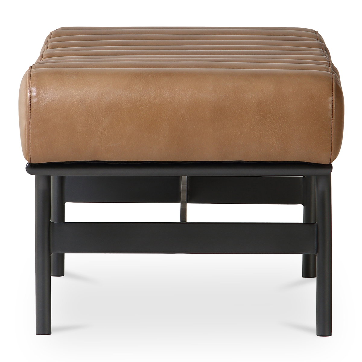 Harrison Bench Tan, Benche by Moe's Home, 54.75" width x 17.25" height x 20" depth View 3