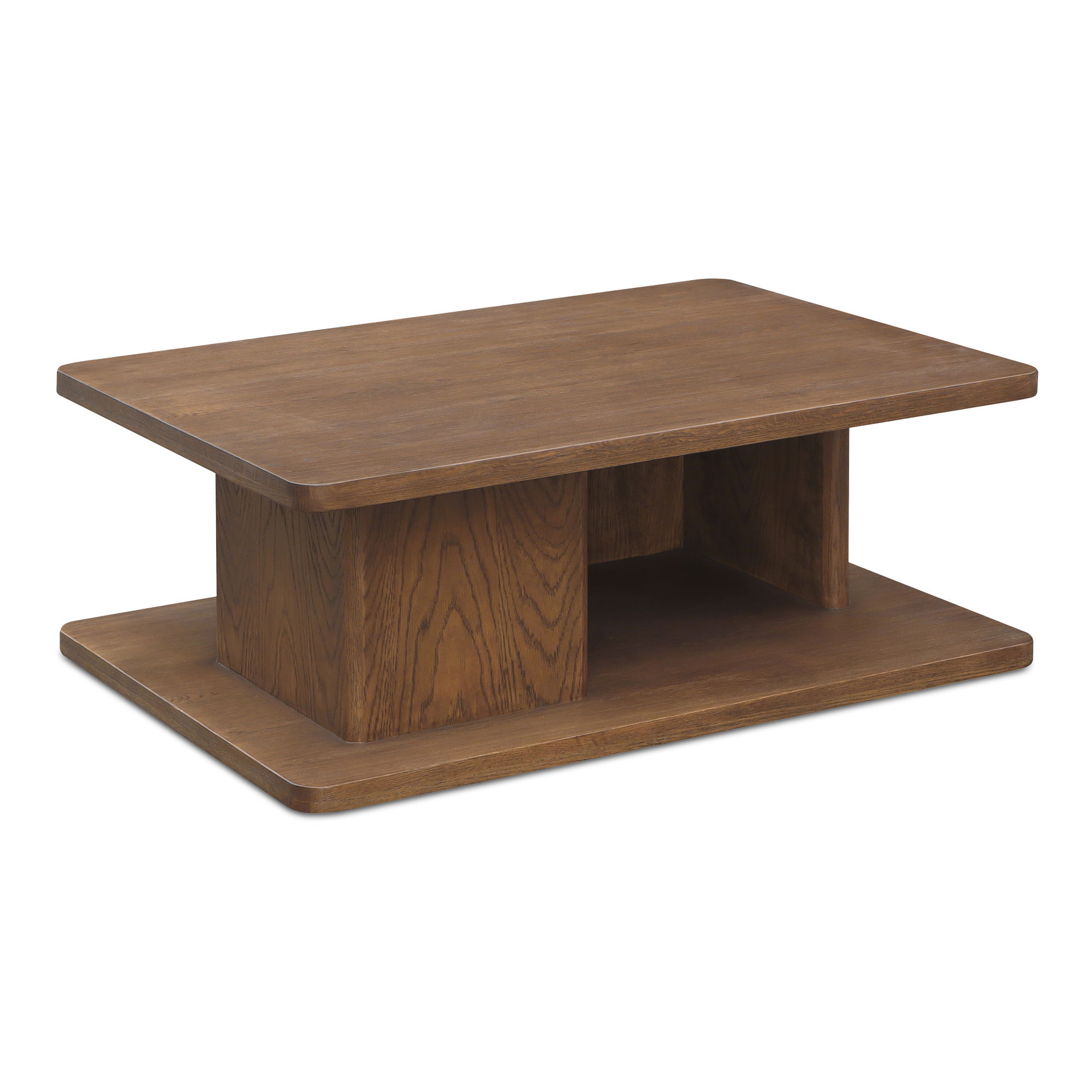 Casey Small Coffee Table Dark Brown, by Moe's Home, 40" width x 16" height x 30" depth View 2