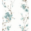 Teal Charm Wallpaper, by York Wall, 33' length x 1'8.5" width x 0.02" depth thumbnail