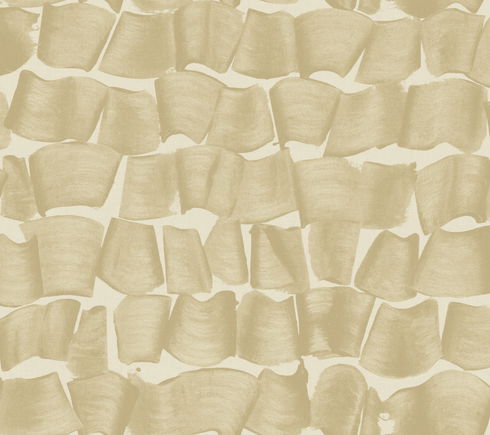 Brushed Ink Gold Wallpaper