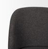 Shannon Contoured Back Dining Side Chair | Gray Fabric with Metal, Dining Chair by Mercana, 22.5" length x 22.75" width x 31.5" height thumbnail 12