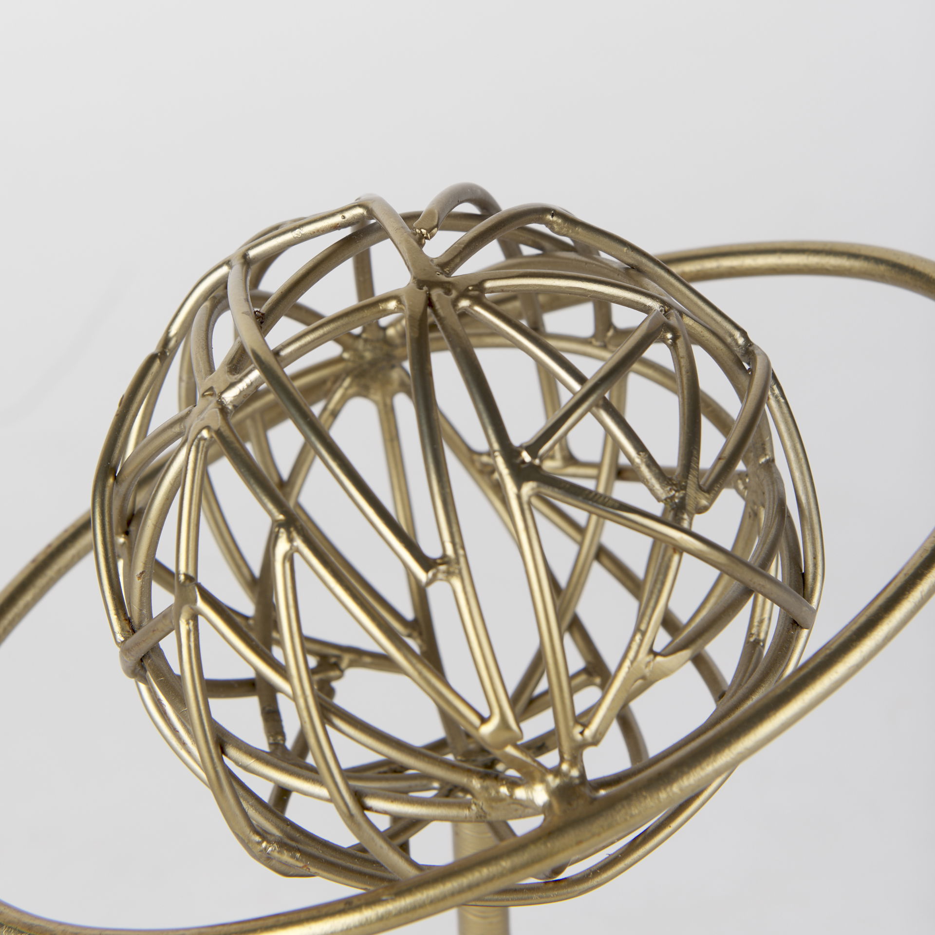 Atlas  Gold Metal Solar System Ornament large image 