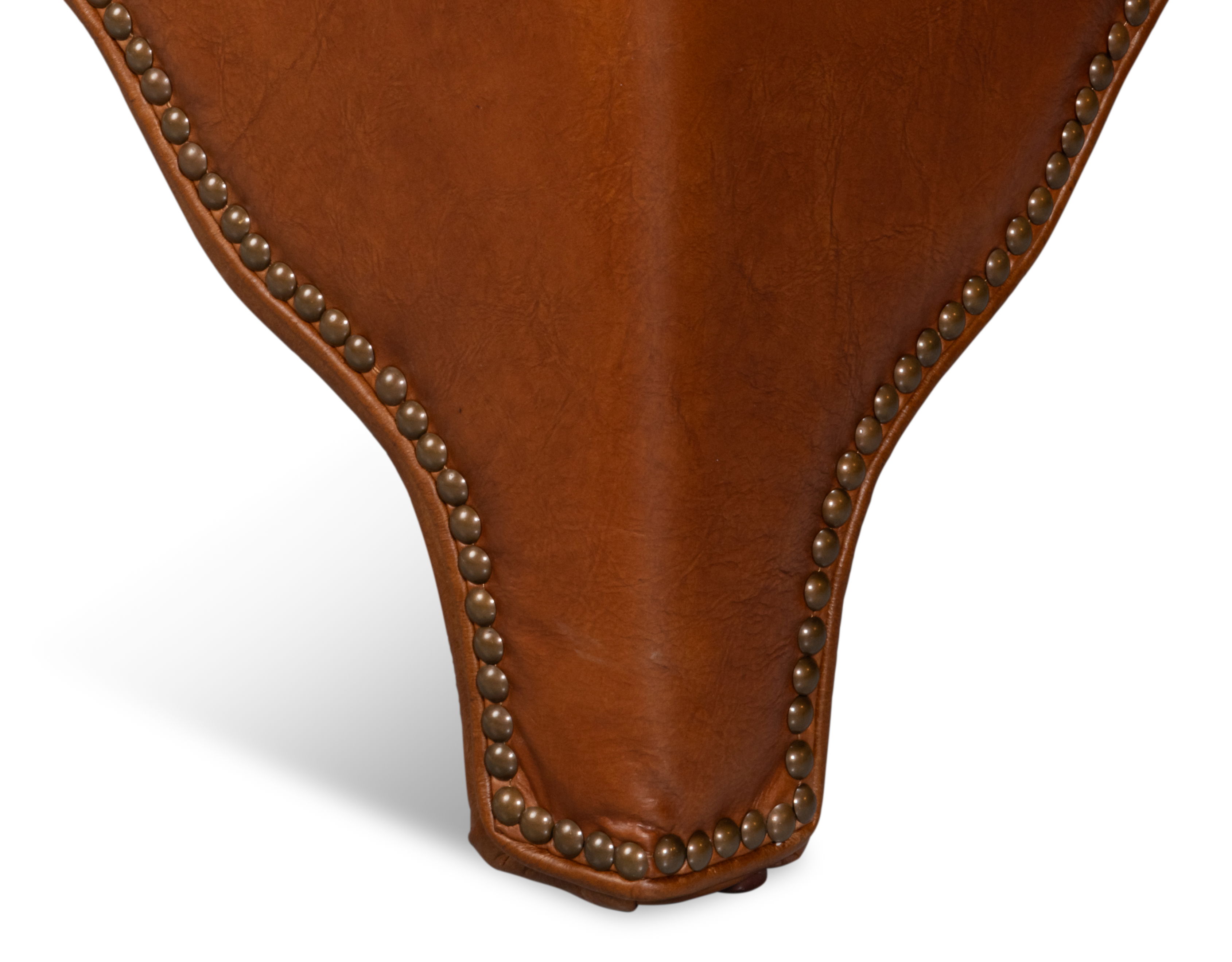 Streetman Cocktail Ottoman, Havana Brown, Seating by Sarreid, 48" length x 48" width x 18" height View 6