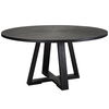 Gidran Round Black Dining Table, Furniture by Uttermost, 60" width x 29.9" height x 60" depth thumbnail 1