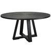 Gidran Round Black Dining Table, by Uttermost, 60" width x 29.9" height x 60" depth thumbnail 1