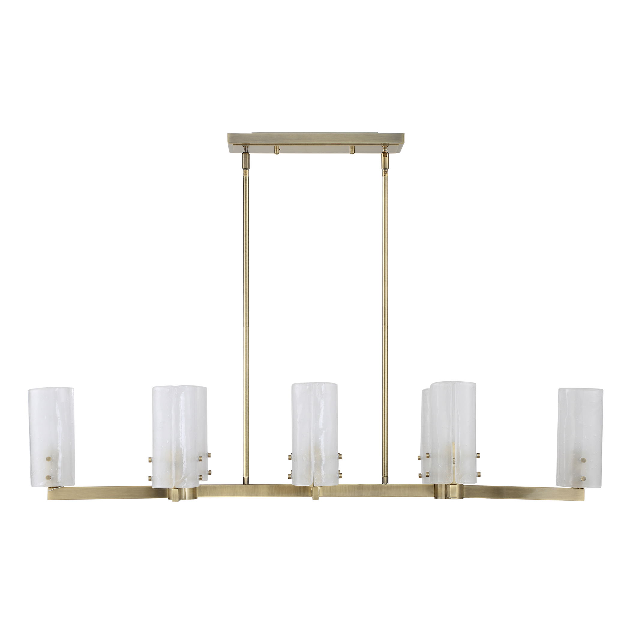 Mistie 8 Light Linear Chandelier large image 