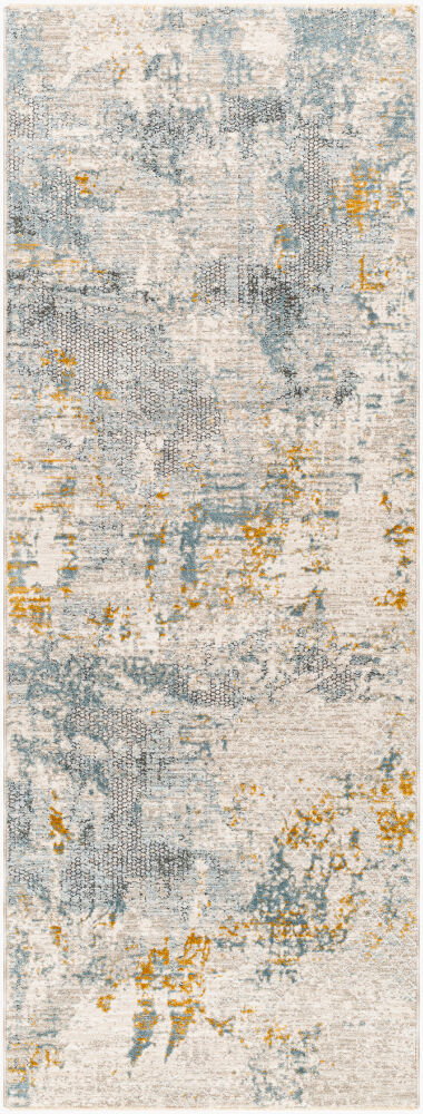 Dresden Machine Woven Rug, by Surya, 7'2.61" length x 2'7.5" width