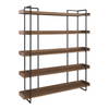 Vancouver Bookshelf Large Light Brown, Shelving & Bookcase by Moe's Home, 68" width x 75.5" height x 13.5" depth thumbnail 2