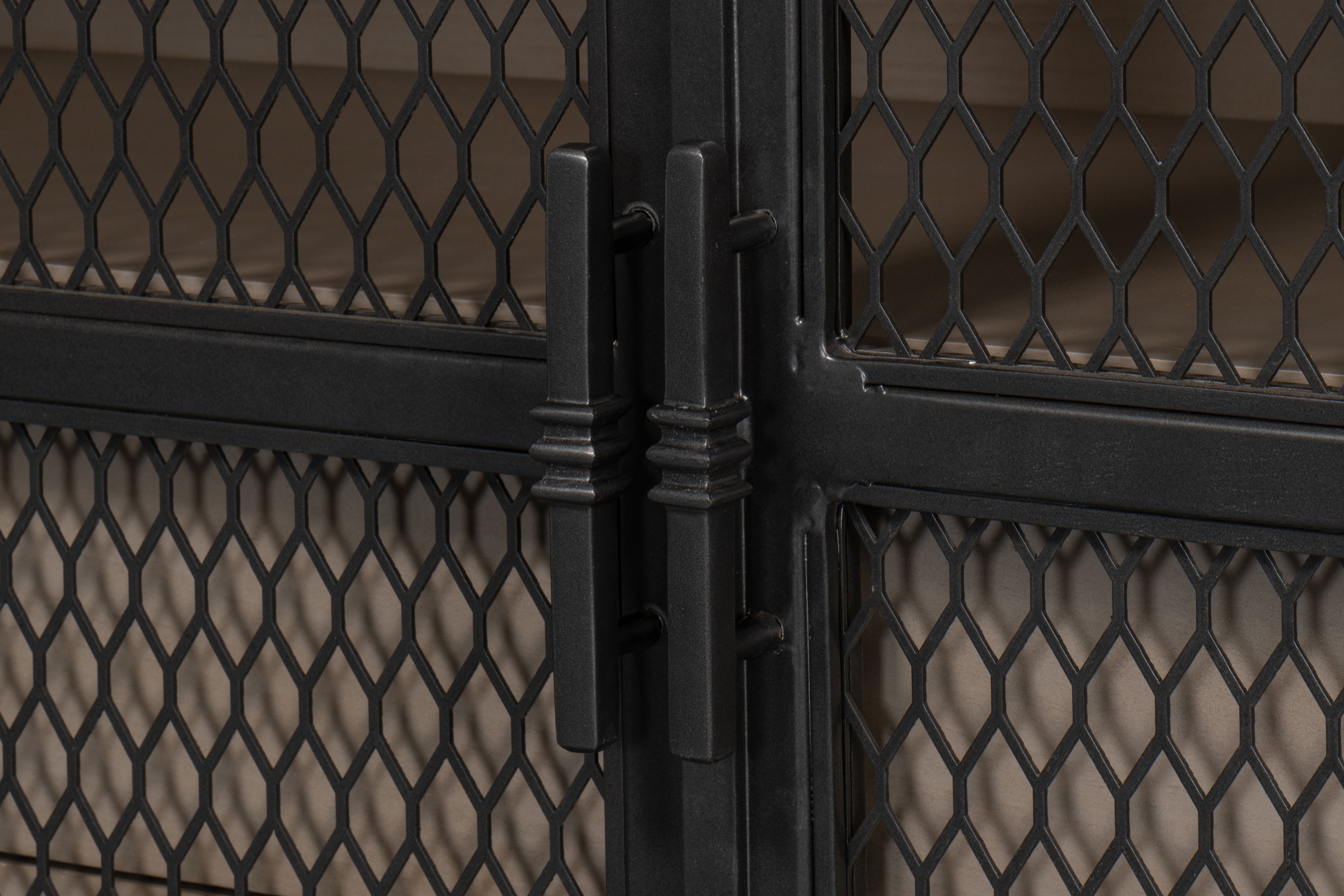 Vineyards Bar Cabinet, Shelving & Bookcase by Sarreid, 48" length x 18" width x 83" height View 12