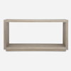 Prism Light Oak Console Table, by Uttermost, 60" width x 30" height x 14" depth thumbnail 1