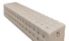 Beam Bench, Tufted Beige Linen thumbnail 7