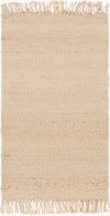 Jute Handmade Rug, by Surya, 4' length x 2'3" width thumbnail