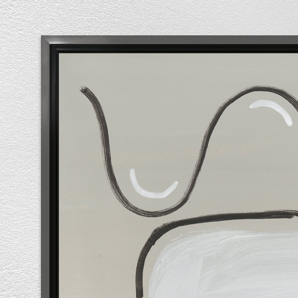 25.5 x 33.5 Grayish Shape III, Art by Leftbank Art, 25.5" width x 33.5" height View 3