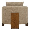 Halligan Upholstered Accent Chair, by Uttermost, 32.7" width x 25.2" height x 32.3" depth thumbnail 6