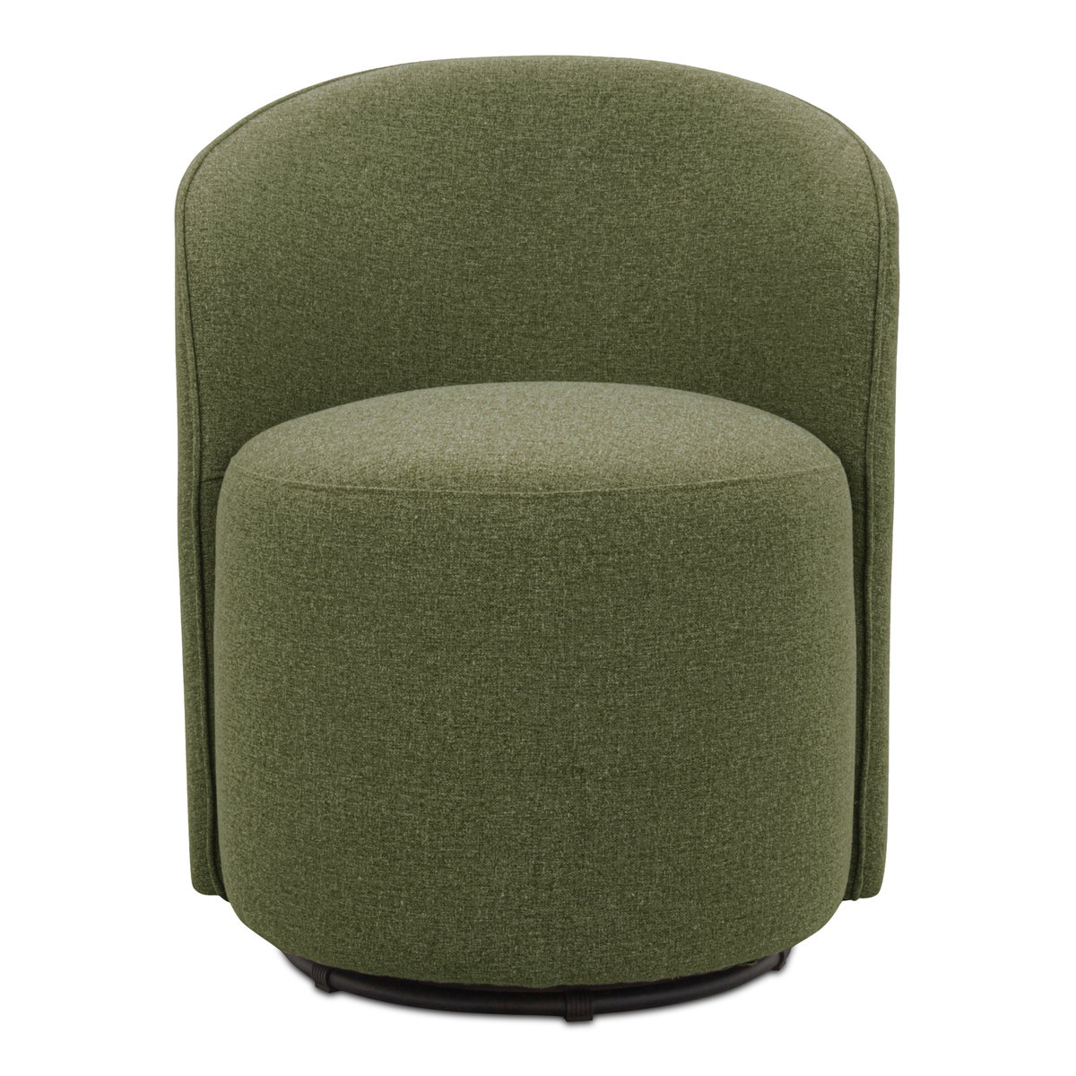 Sylvie Outdoor Swivel Dining Chair Green, by Moe's Home, 25.5" width x 32.3" height x 25.5" depth View 1
