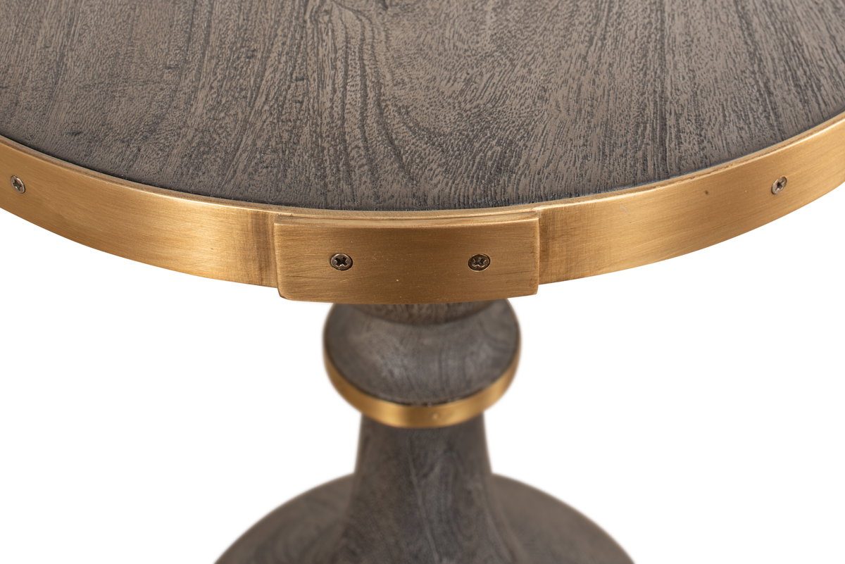 Upturned Goblet Side Table, by Sarreid, 1'4" length x 1'4" width x 2' height View 8