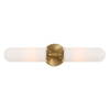 Wellsville 2 Lt Brass Sconce, by Uttermost, 22" width x 5" height x 4.37" depth thumbnail 5