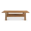 Workshop Coffee Table Vintage Brown, by Moe's Home, 54" width x 16" height x 26" depth thumbnail 1