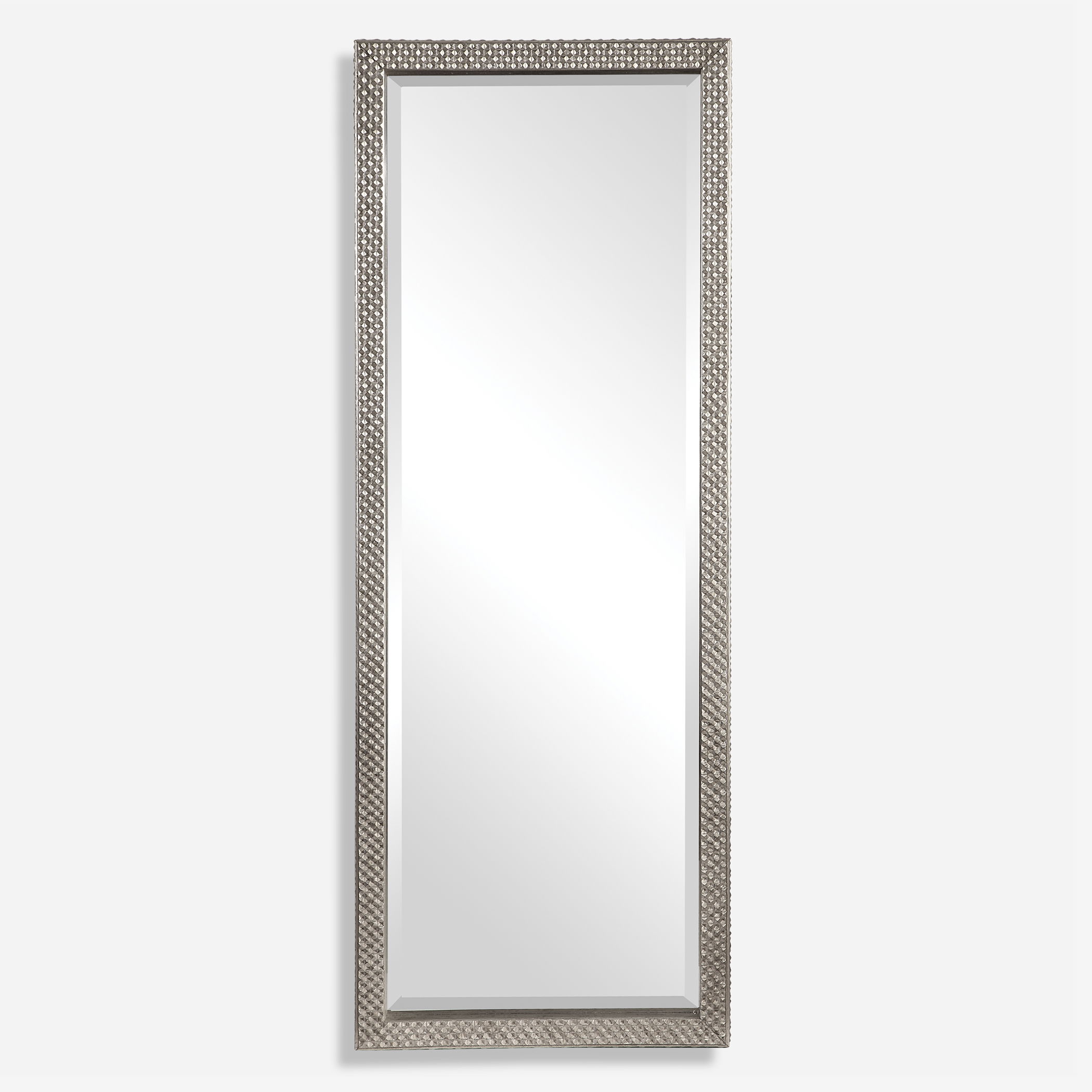 Cacelia Metallic Silver Mirror large image 