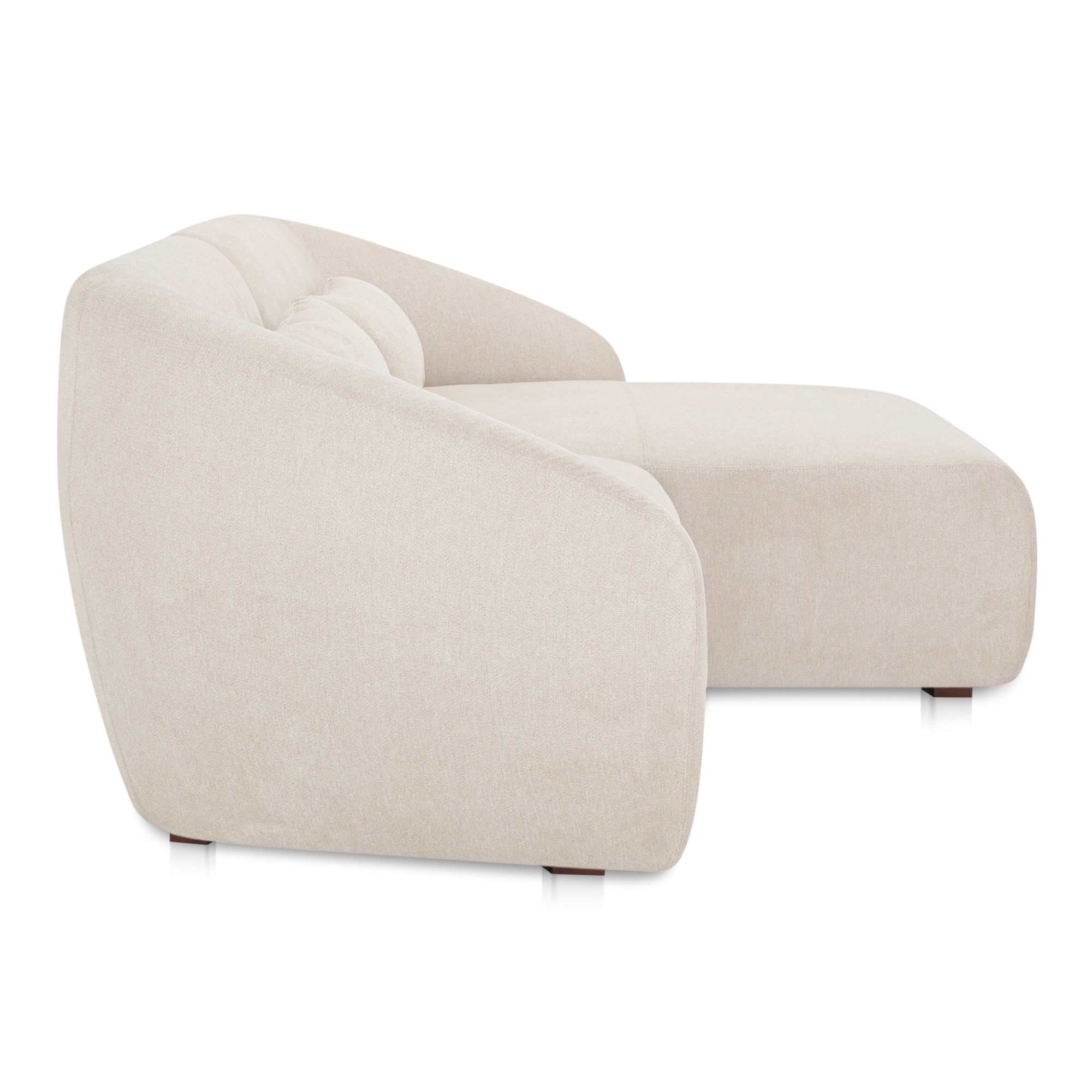 Amelia Nook Modular Right Sectional Warm White large image 