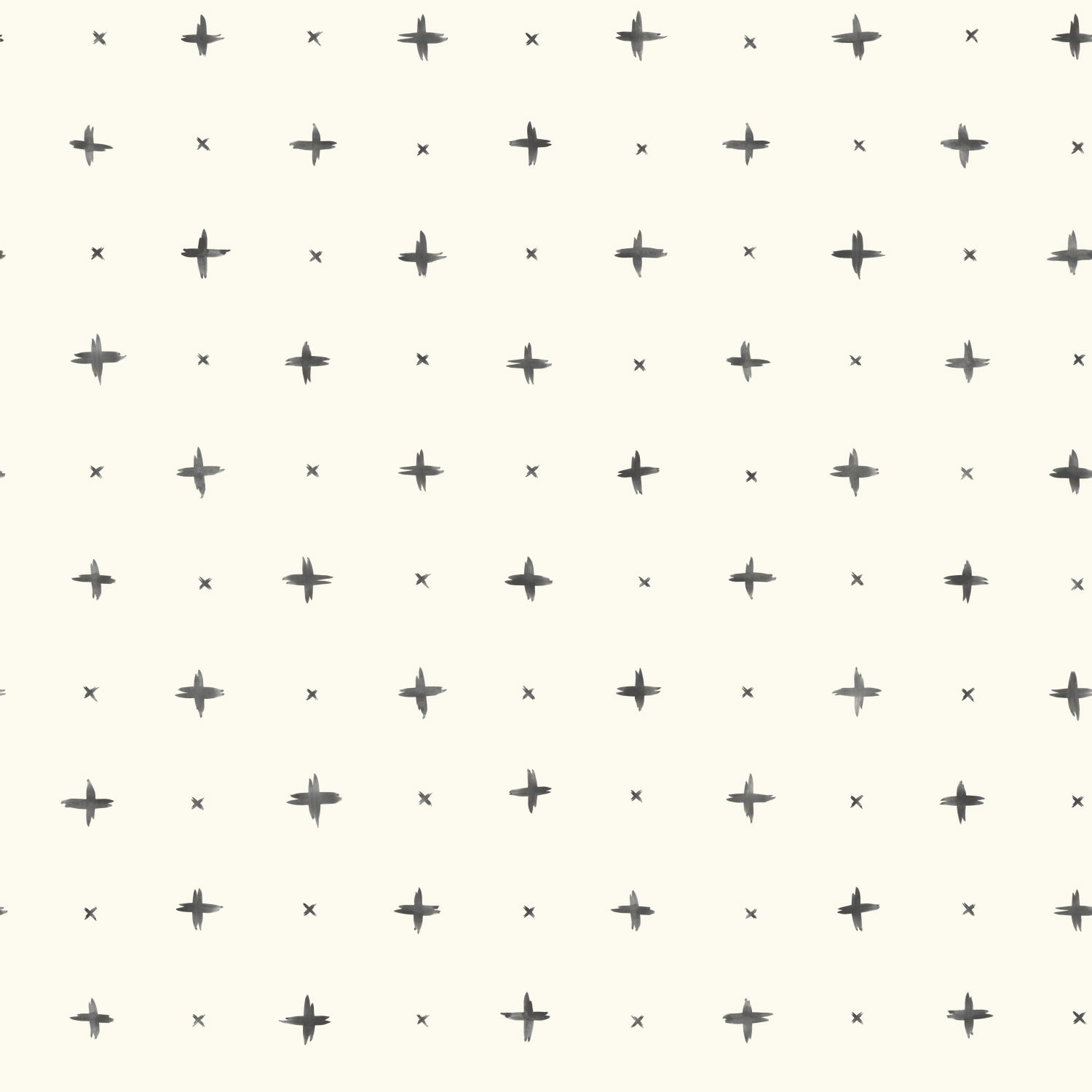 Cross Stitch Black Wallpaper, by York Wall, 33' length x 1'8.5" width x 0.02" depth View 1