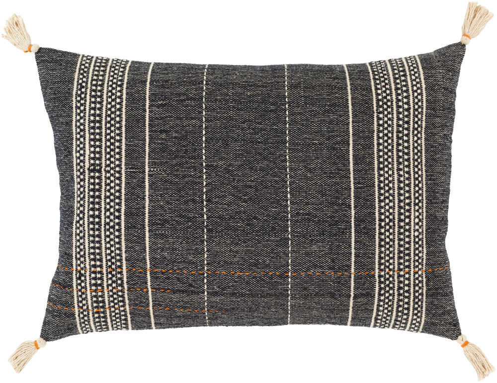 Dashing Lumbar Pillow, Decorative Pillow by Surya, 16" length x 24" width