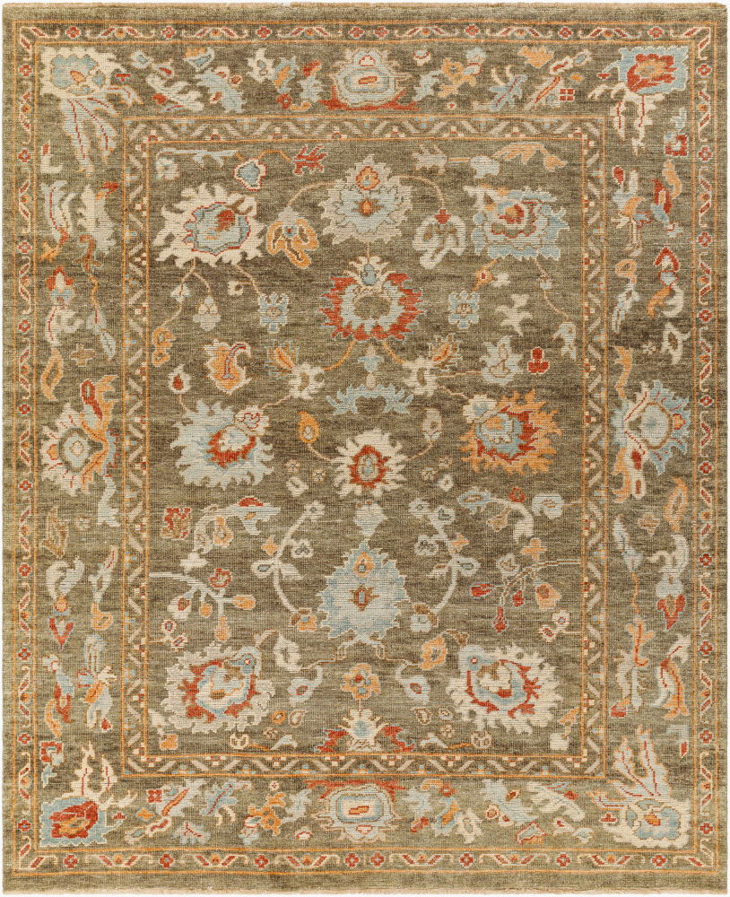 Reign Handmade Rug, by Surya, 1'6" length x 1'6" width