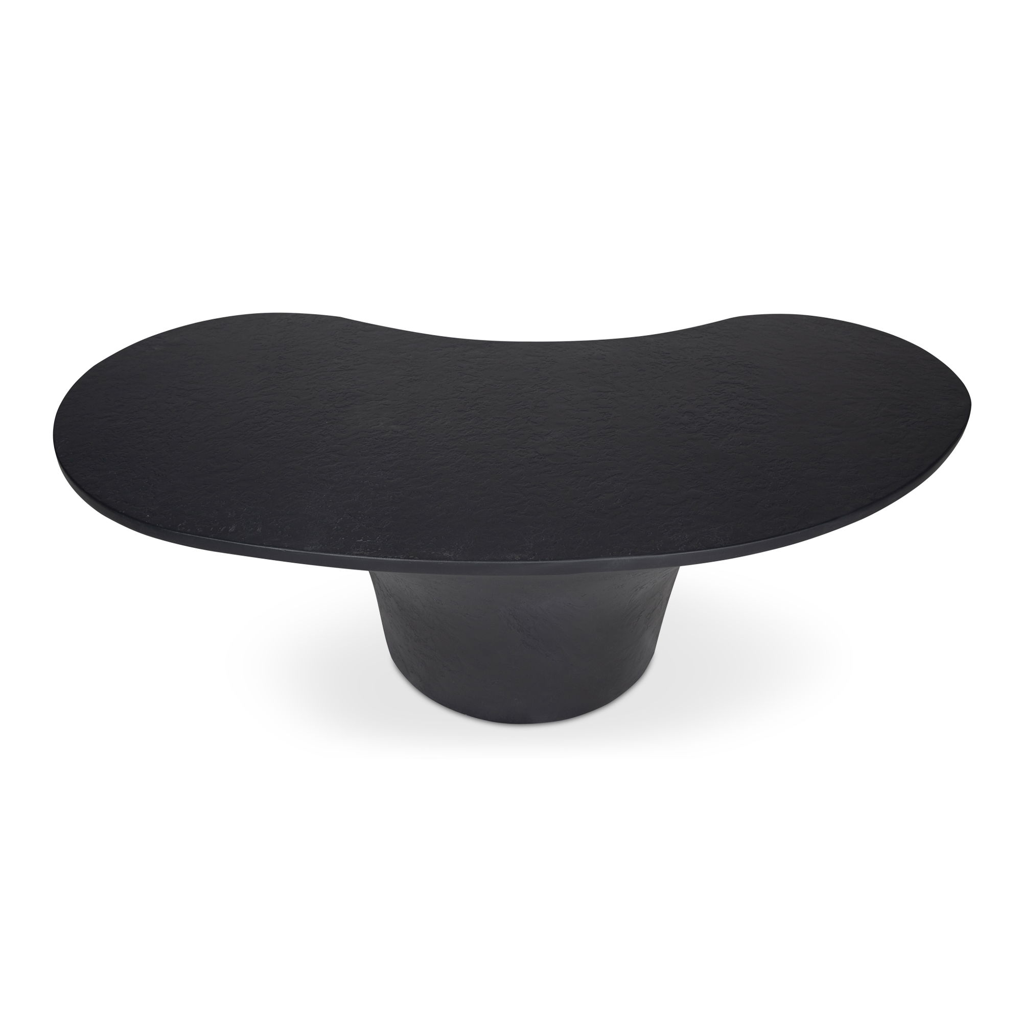 Yumi Outdoor Coffee Table Black, by Moe's Home, 47" width x 15.5" height x 23.6" depth View 4