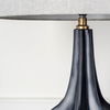 Bravar III 30' Gray-Blue Resin Base with Gray Fabric Shade Table Lamp thumbnail 1