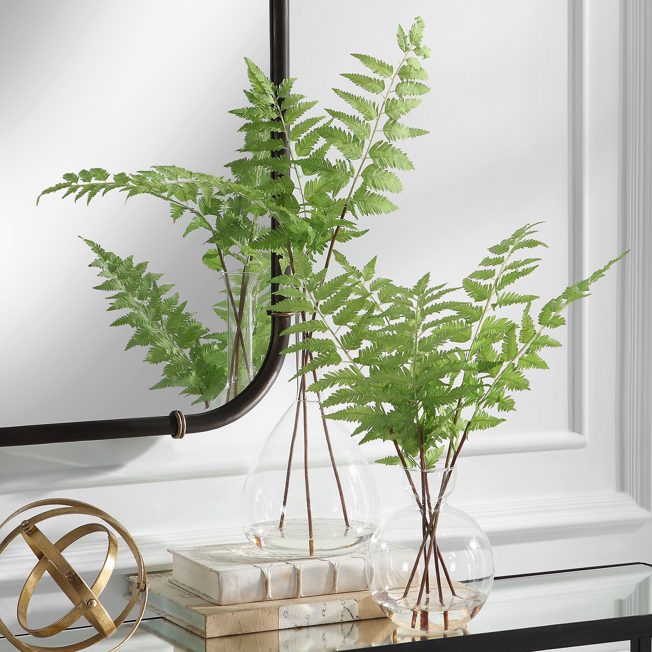 Country Ferns Set/2, Decorative by Uttermost, 16.5" width x 21" height x 16.5" depth View 2