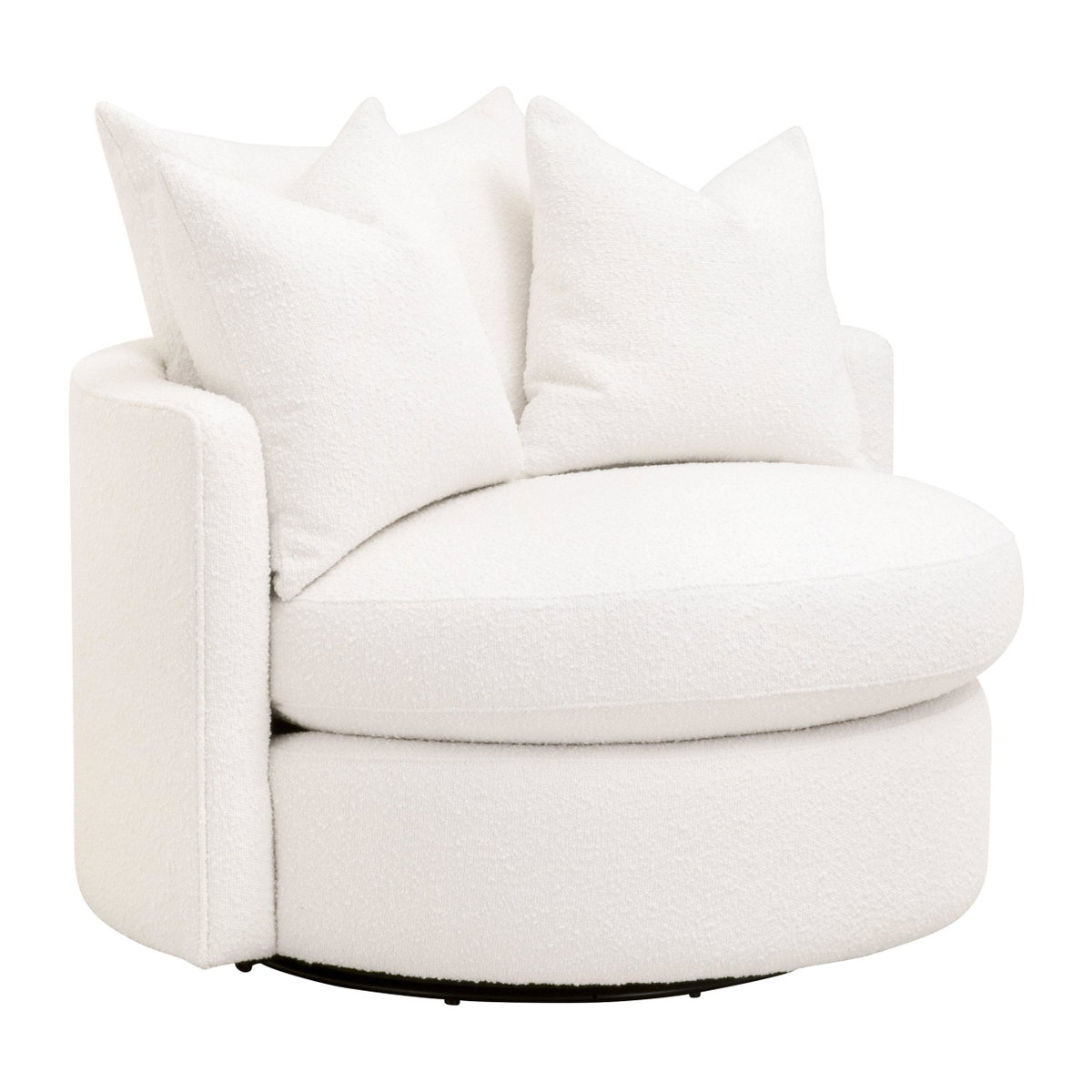 Lourne Petite Swivel Sofa Chair, Seating by Essentials for Living, 43.5" width x 33" height x 41" depth View 8