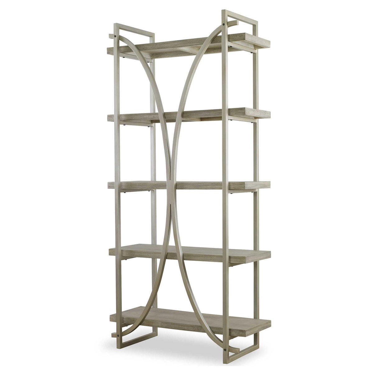 Sway Soft Gray Etagere, by Uttermost, 3'6" width x 7'4" height x 1'7" depth View 5
