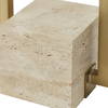 Warrick Modern Travertine Table Lamp, by Uttermost, 18" width x 31.5" height x 10" depth thumbnail 9