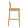 Owing Barstool Natural Oak, Counter & Bar Stool by Moe's Home, 19.5" width x 42" height x 20" depth thumbnail 3