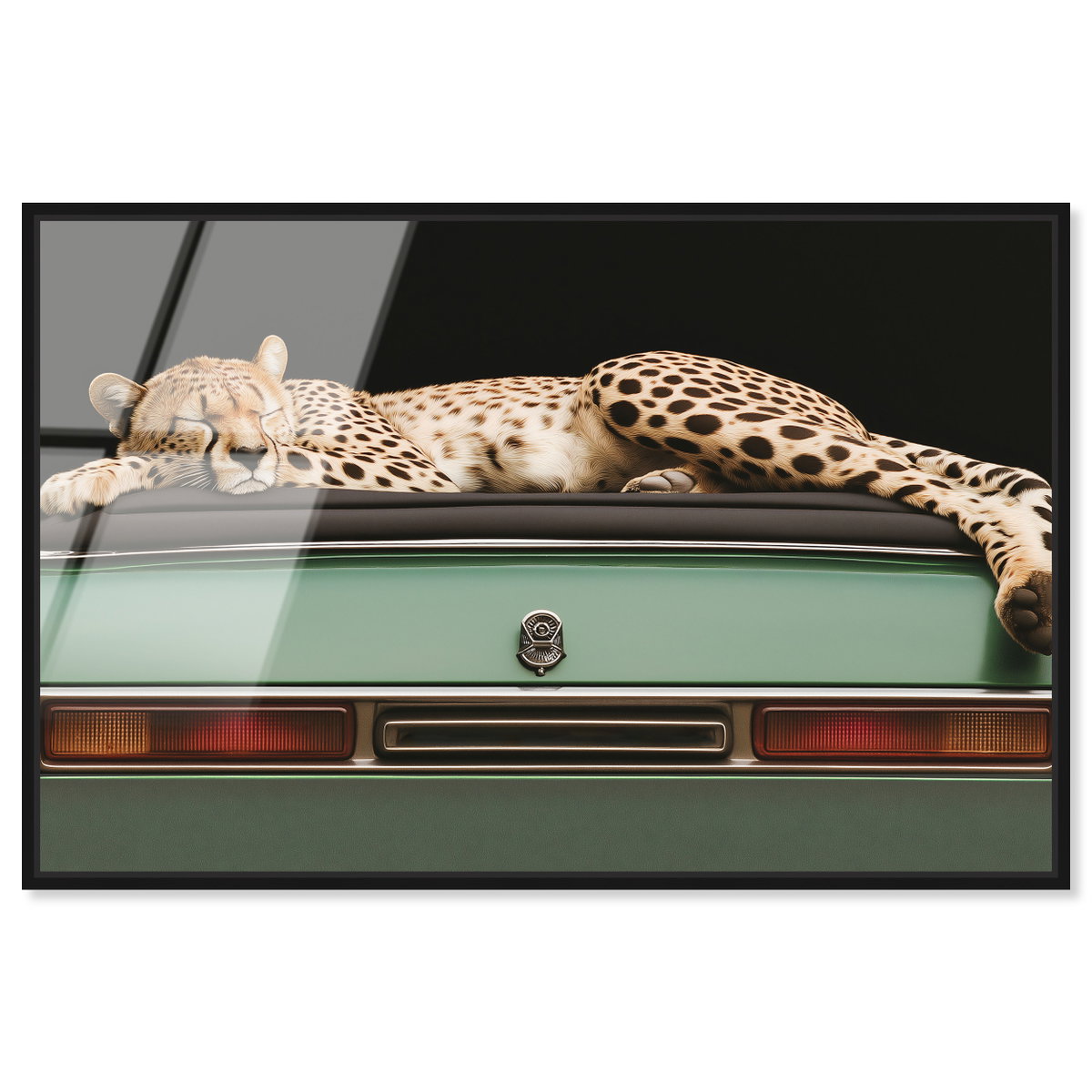 Sleepy Cadi Cheetah (No Embellishment), Art by Oliver Gal,  45x30 View 1