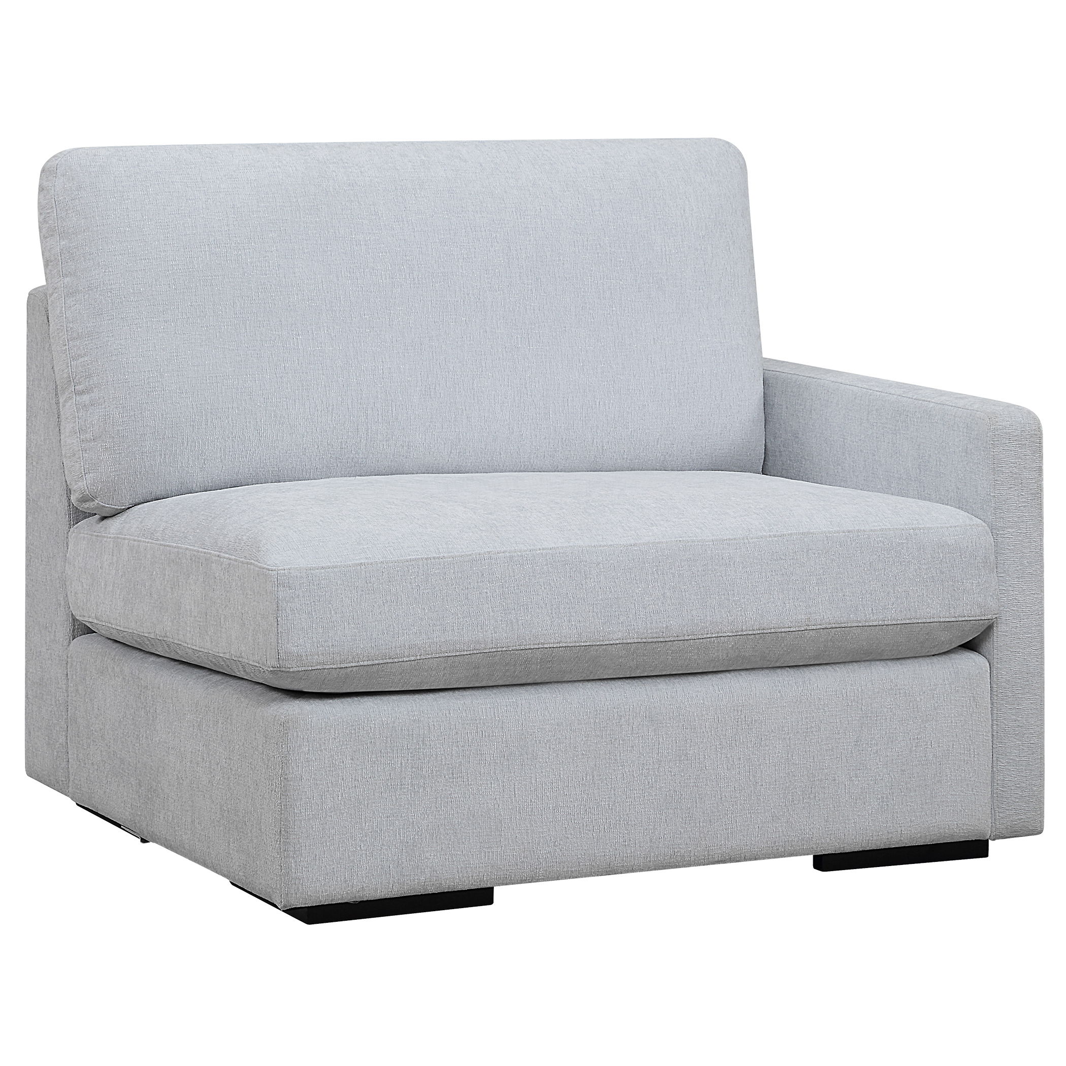 Refuge Cloud Blue Right Arm Facing Sofa large image 