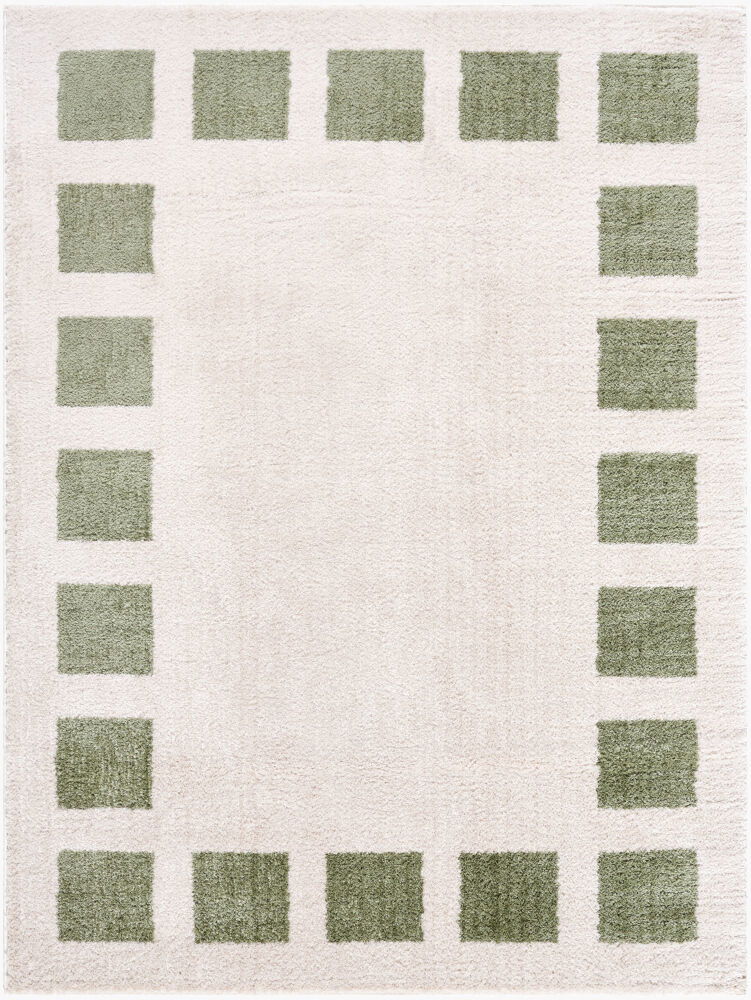 Fossay Shag Machine Woven Rug, by Surya, 10'0.08" length x 7'10.49" width