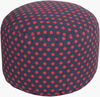Rain Pouf, Ottoman by Surya, 20" width x 13" height thumbnail