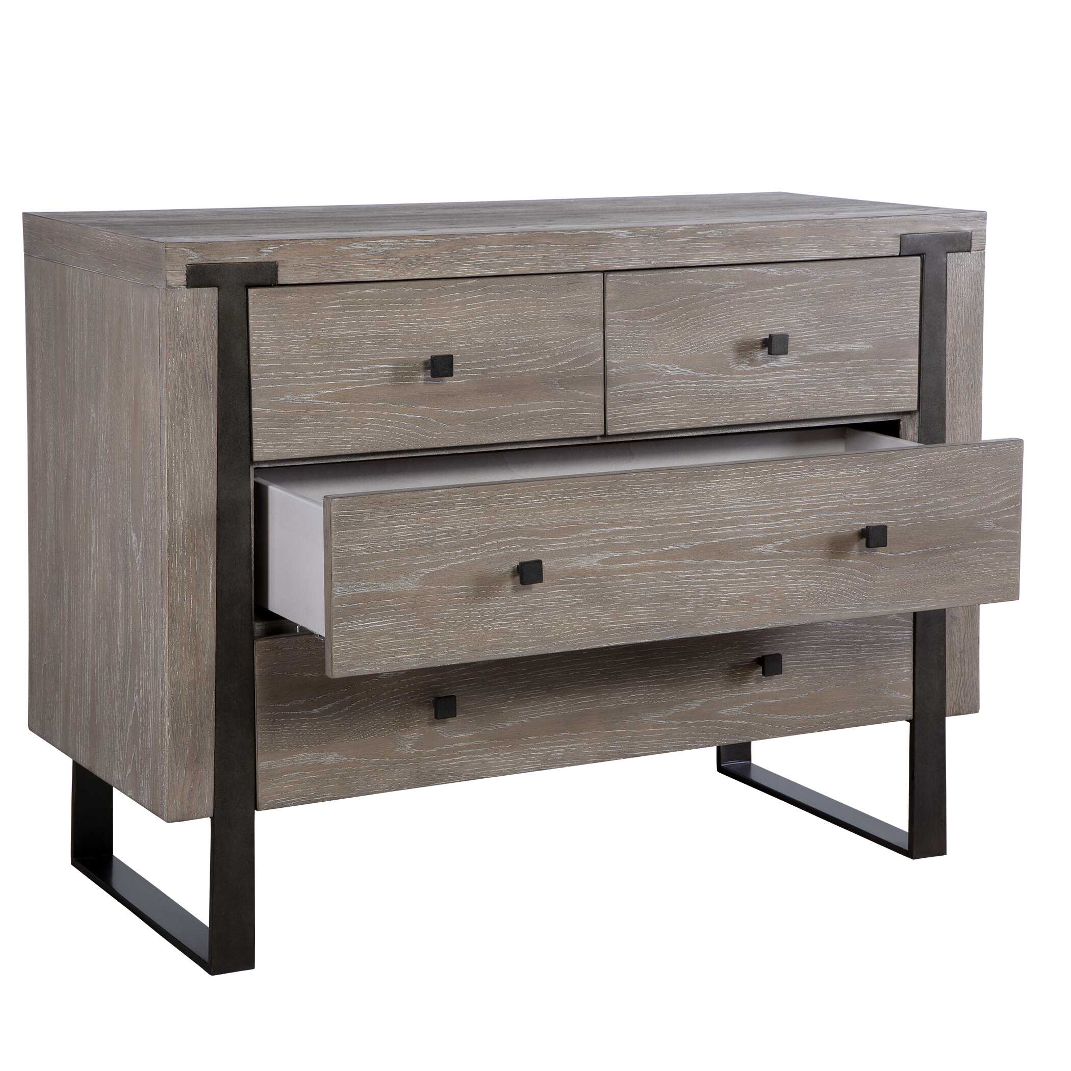 Gabriel Oak Accent Chest, Furniture by Uttermost, 42" width x 32" height x 18" depth View 8