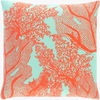 Sea Life Accent Pillow, Decorative Pillow by Surya, 18" length x 18" width thumbnail